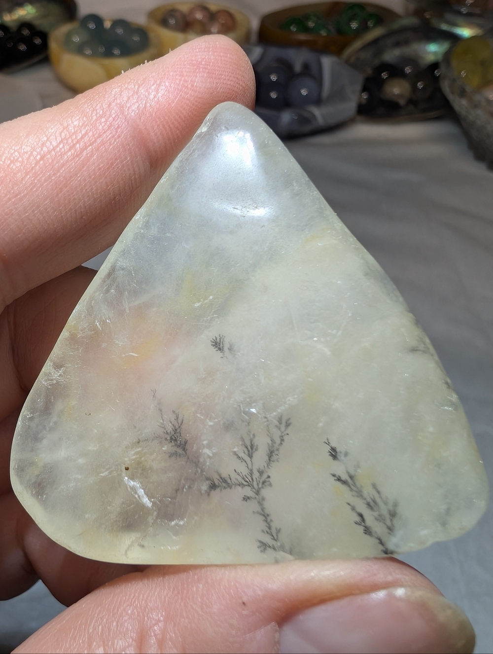 Dendritic Quartz Cabochon/Freeform